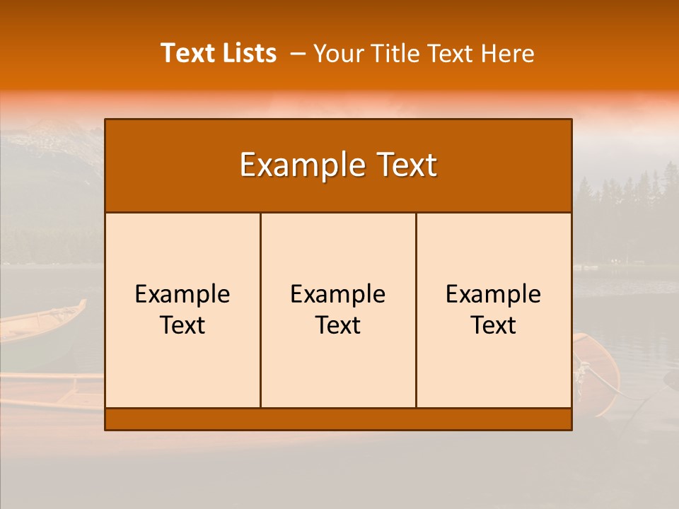 Rock Landscape Panorama PowerPoint Template
