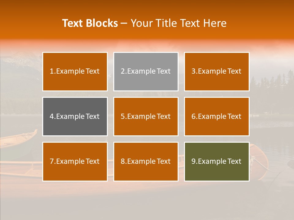 Rock Landscape Panorama PowerPoint Template