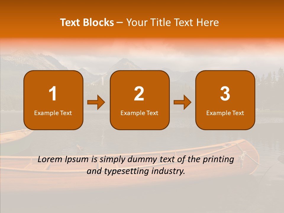 Rock Landscape Panorama PowerPoint Template