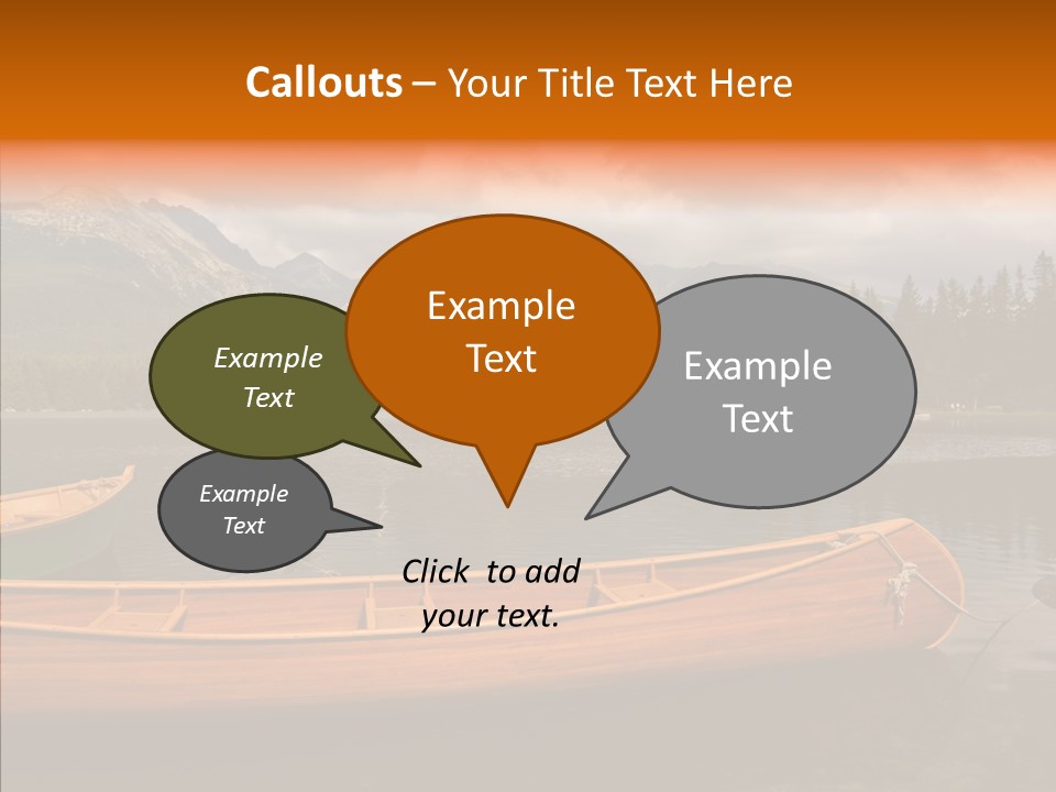 Rock Landscape Panorama PowerPoint Template