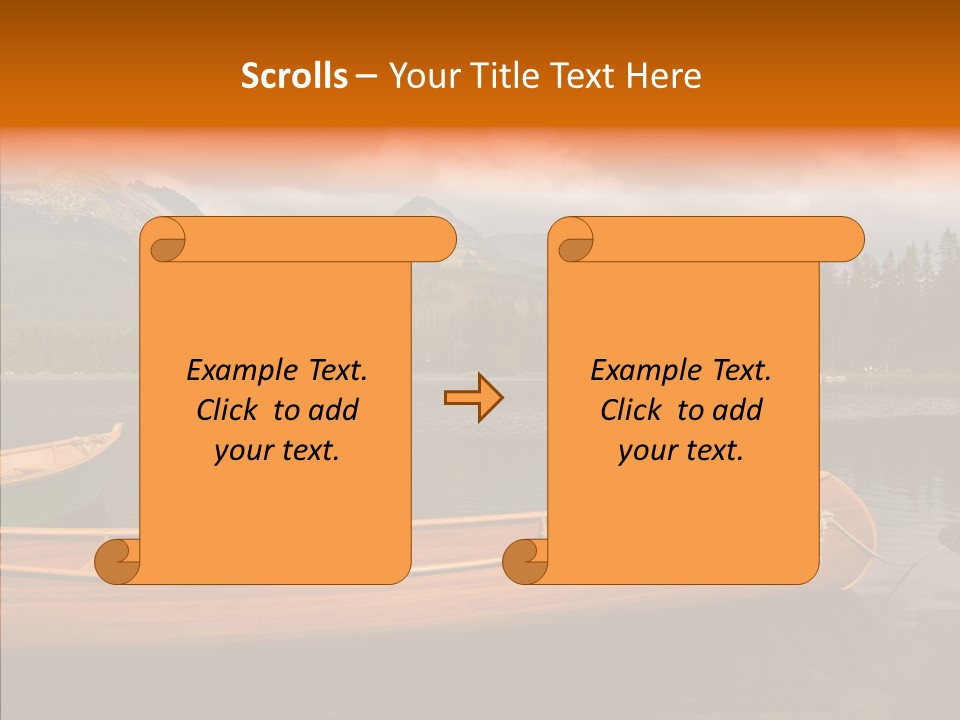 Rock Landscape Panorama PowerPoint Template