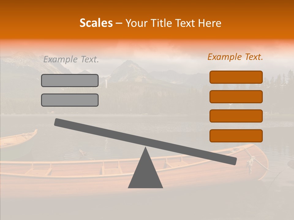 Rock Landscape Panorama PowerPoint Template