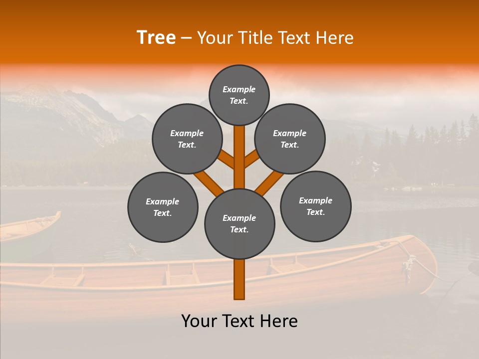 Rock Landscape Panorama PowerPoint Template