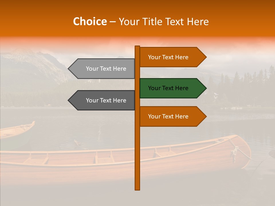 Rock Landscape Panorama PowerPoint Template