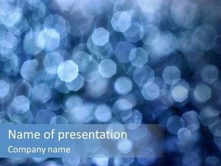 Night Shine Abstract PowerPoint Template