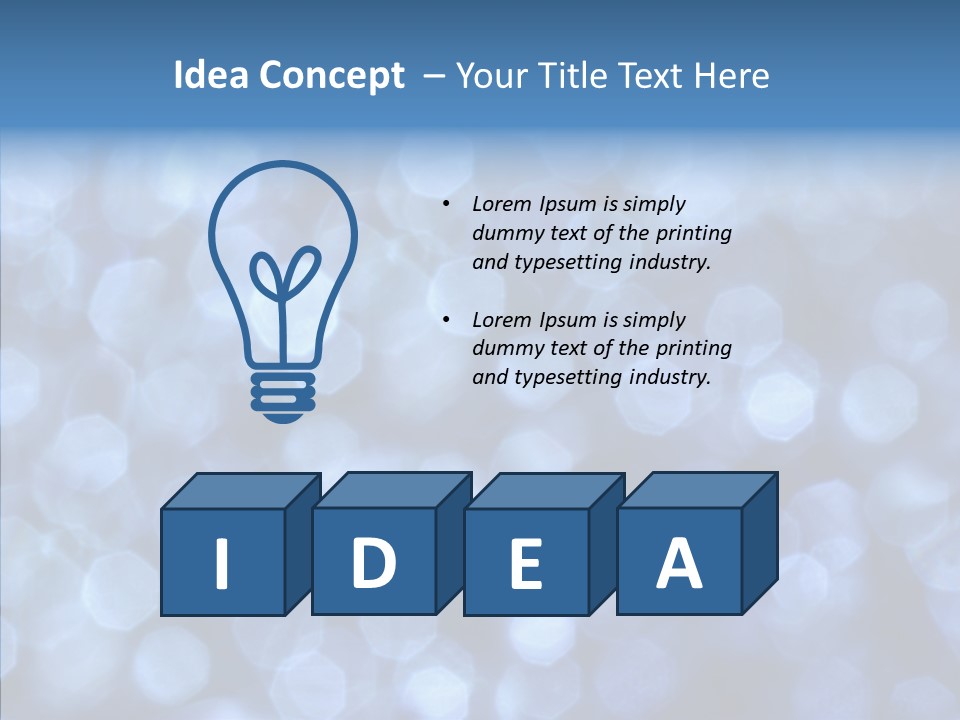 Night Shine Abstract PowerPoint Template