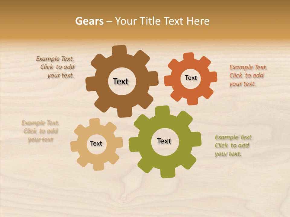 Bright Structure Ring PowerPoint Template