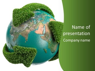 Eco Concept Blue PowerPoint Template