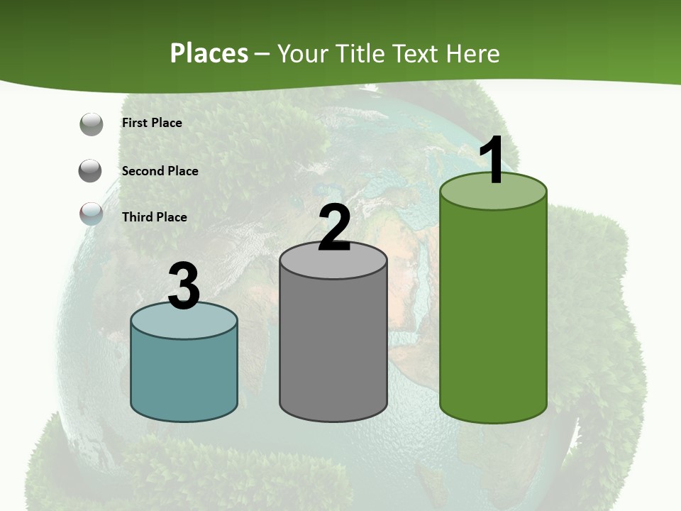 Eco Concept Blue PowerPoint Template