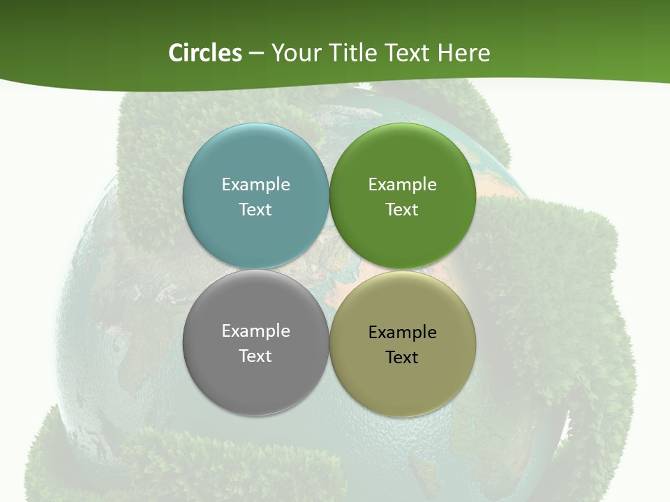 Eco Concept Blue PowerPoint Template