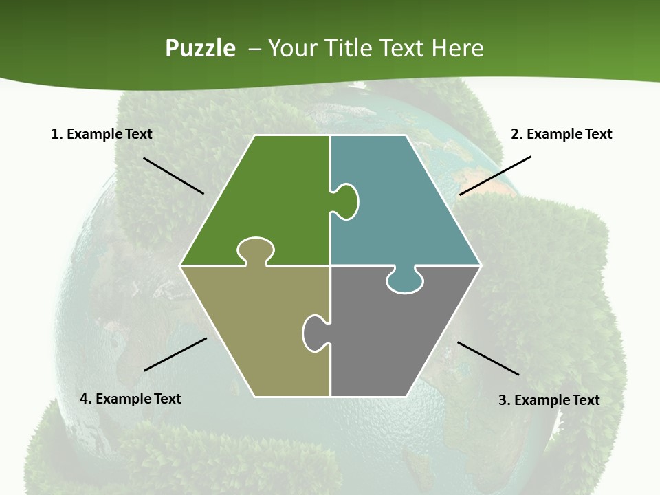 Eco Concept Blue PowerPoint Template