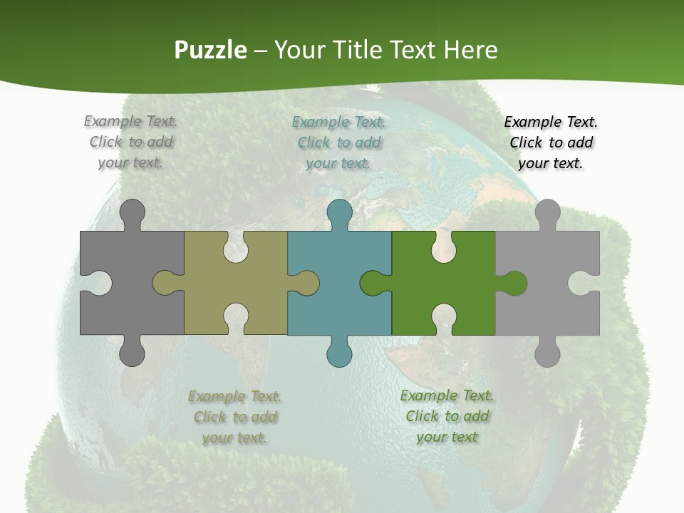 Eco Concept Blue PowerPoint Template