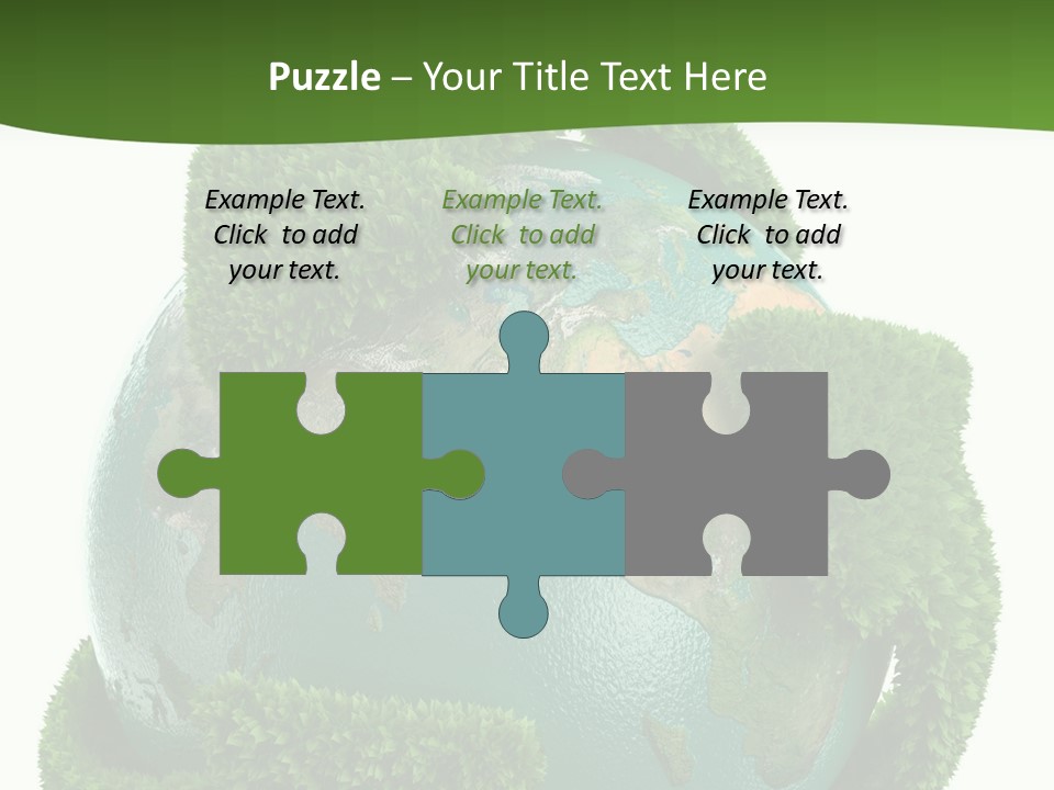 Eco Concept Blue PowerPoint Template