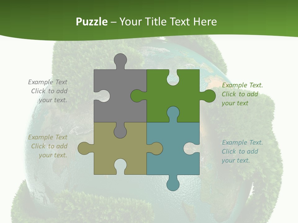 Eco Concept Blue PowerPoint Template