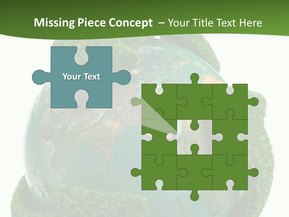 Eco Concept Blue PowerPoint Template