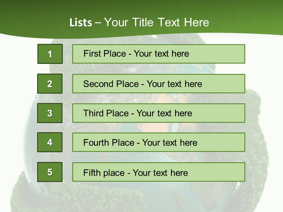 Eco Concept Blue PowerPoint Template