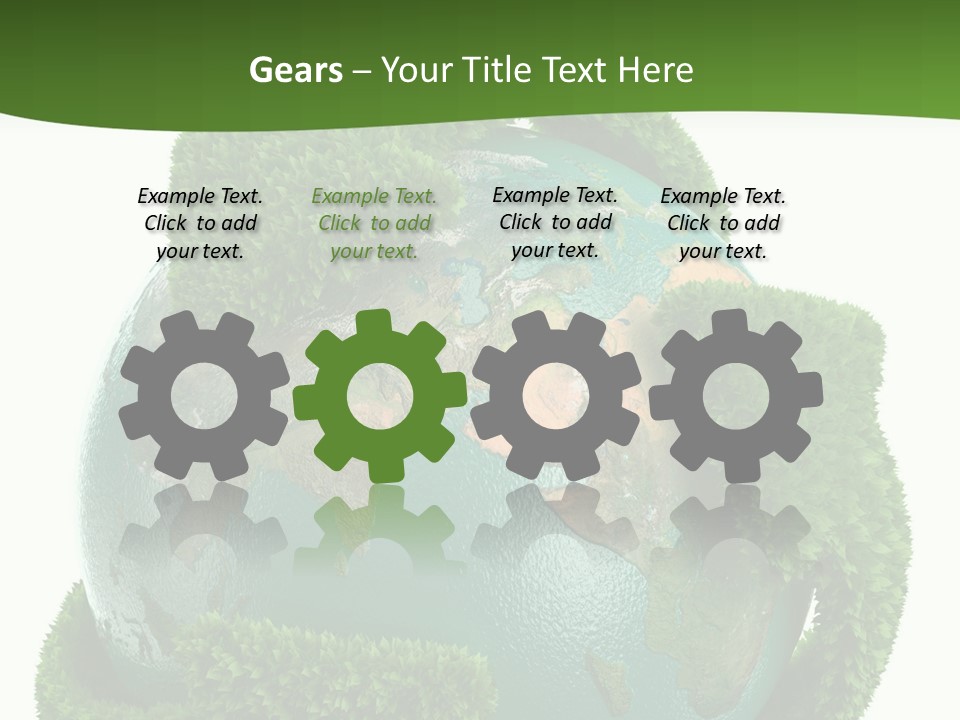 Eco Concept Blue PowerPoint Template