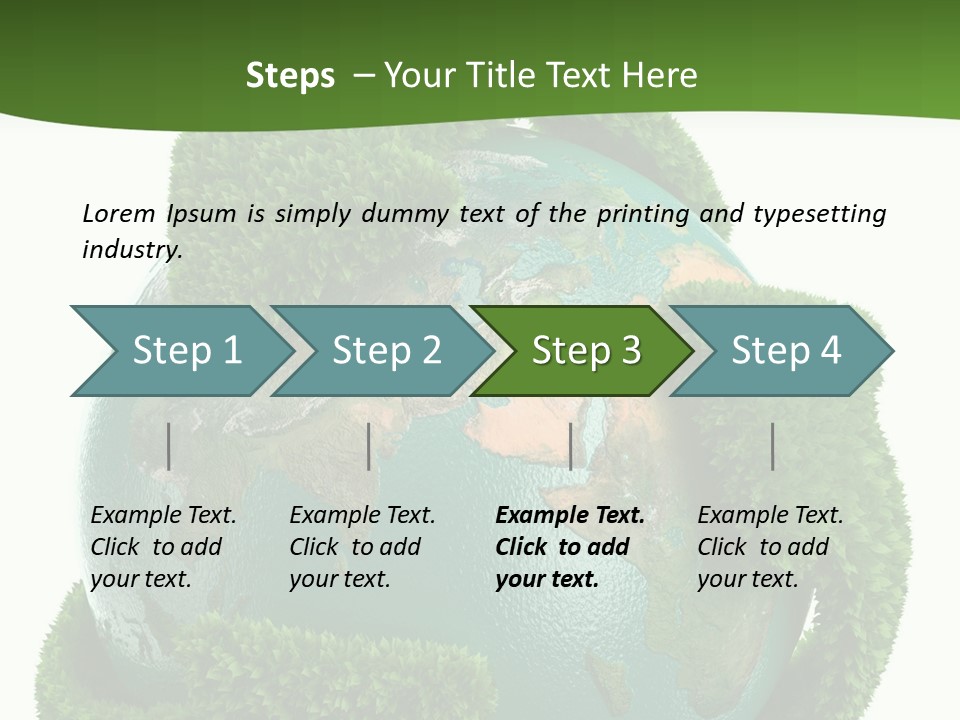 Eco Concept Blue PowerPoint Template