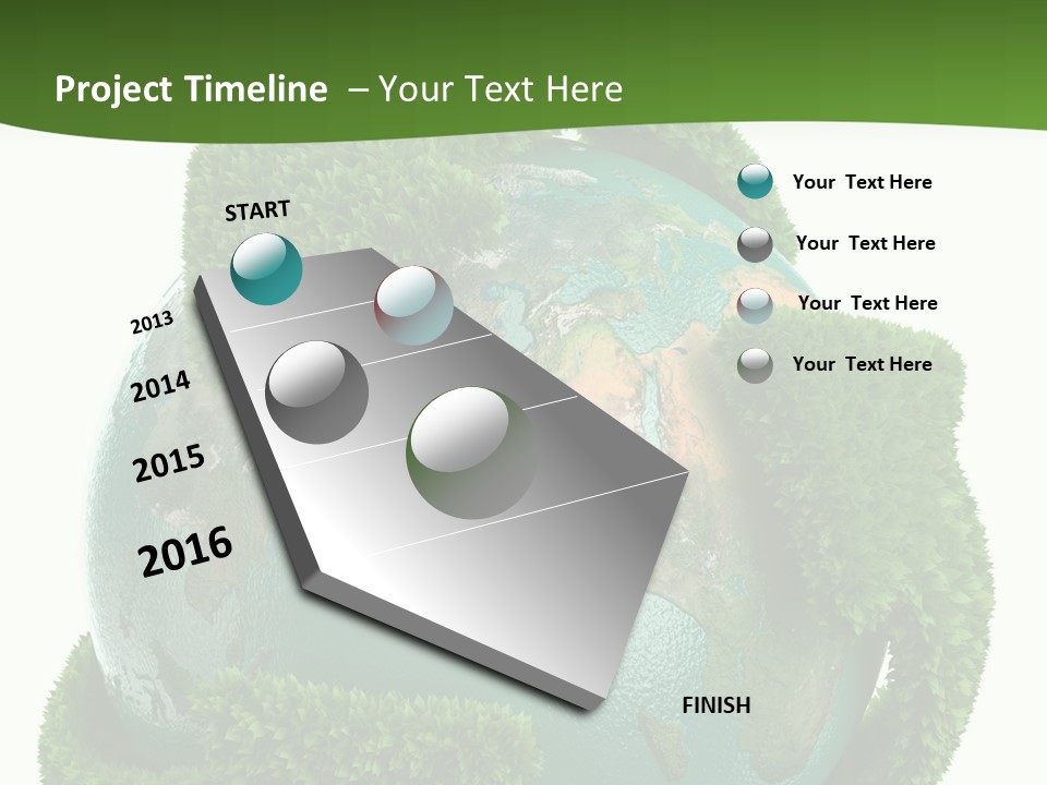 Eco Concept Blue PowerPoint Template