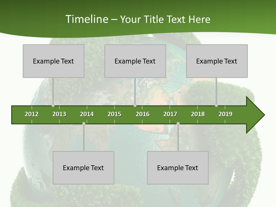 Eco Concept Blue PowerPoint Template