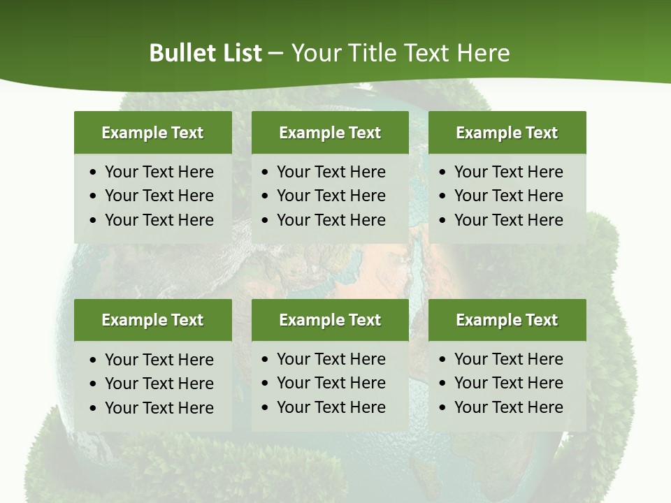 Eco Concept Blue PowerPoint Template