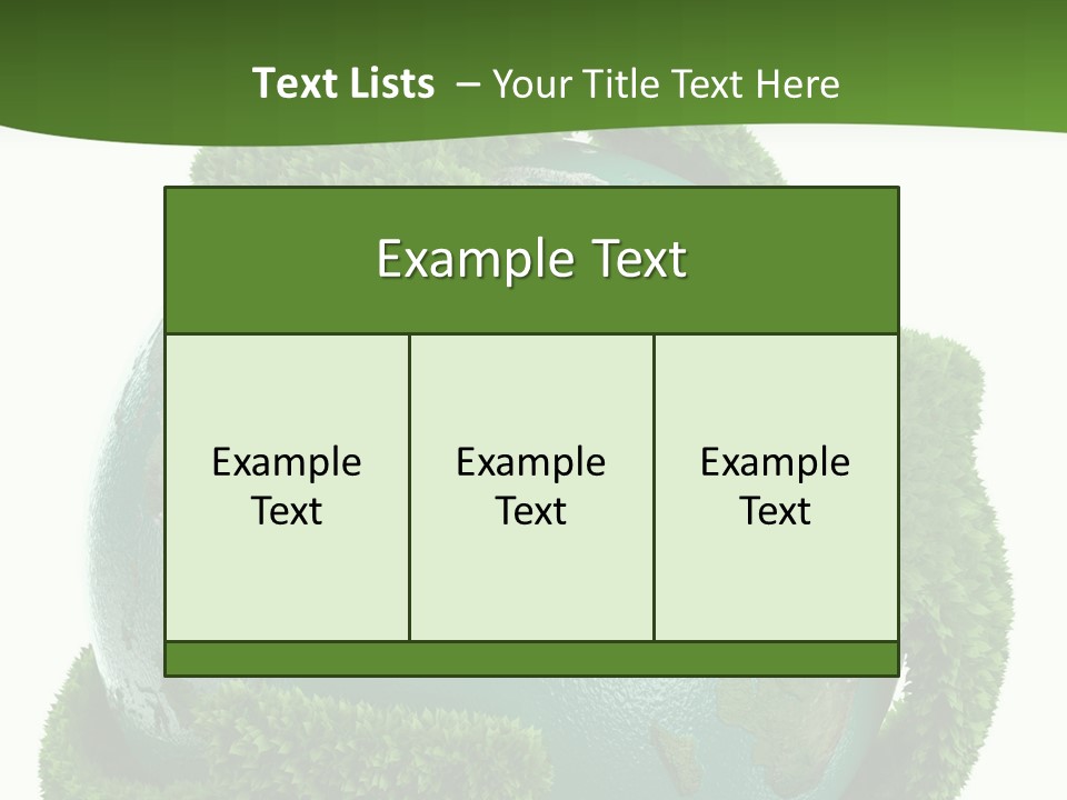 Eco Concept Blue PowerPoint Template