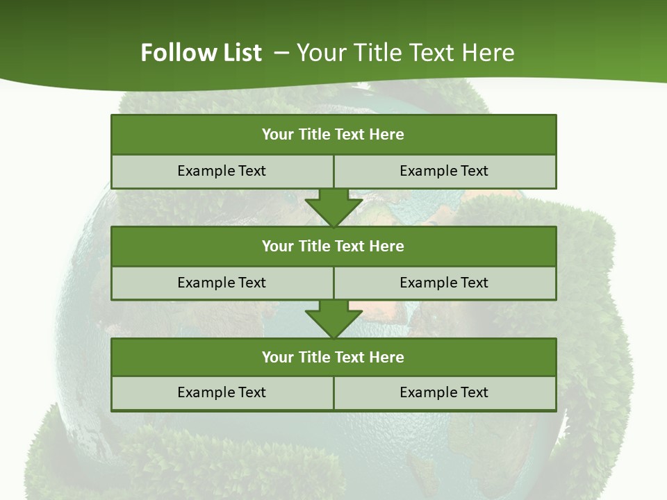 Eco Concept Blue PowerPoint Template