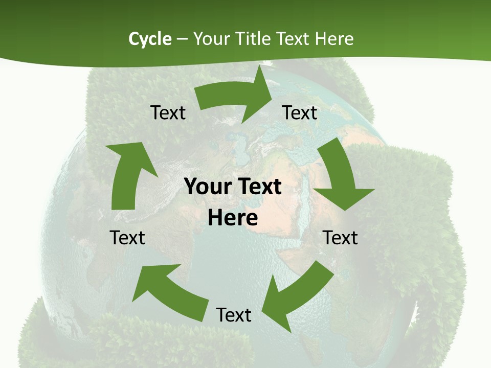 Eco Concept Blue PowerPoint Template