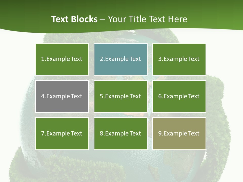 Eco Concept Blue PowerPoint Template