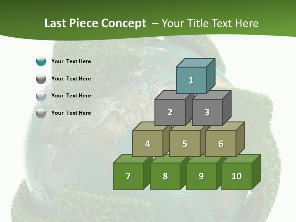 Eco Concept Blue PowerPoint Template