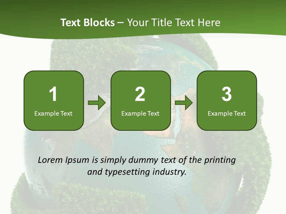 Eco Concept Blue PowerPoint Template