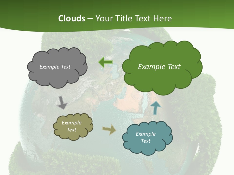 Eco Concept Blue PowerPoint Template