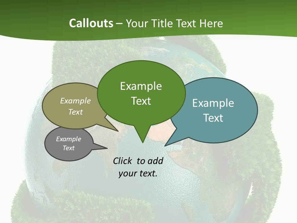 Eco Concept Blue PowerPoint Template