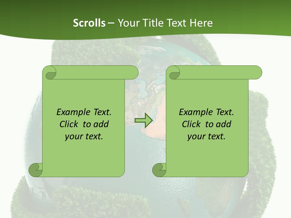 Eco Concept Blue PowerPoint Template