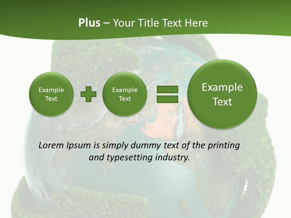 Eco Concept Blue PowerPoint Template