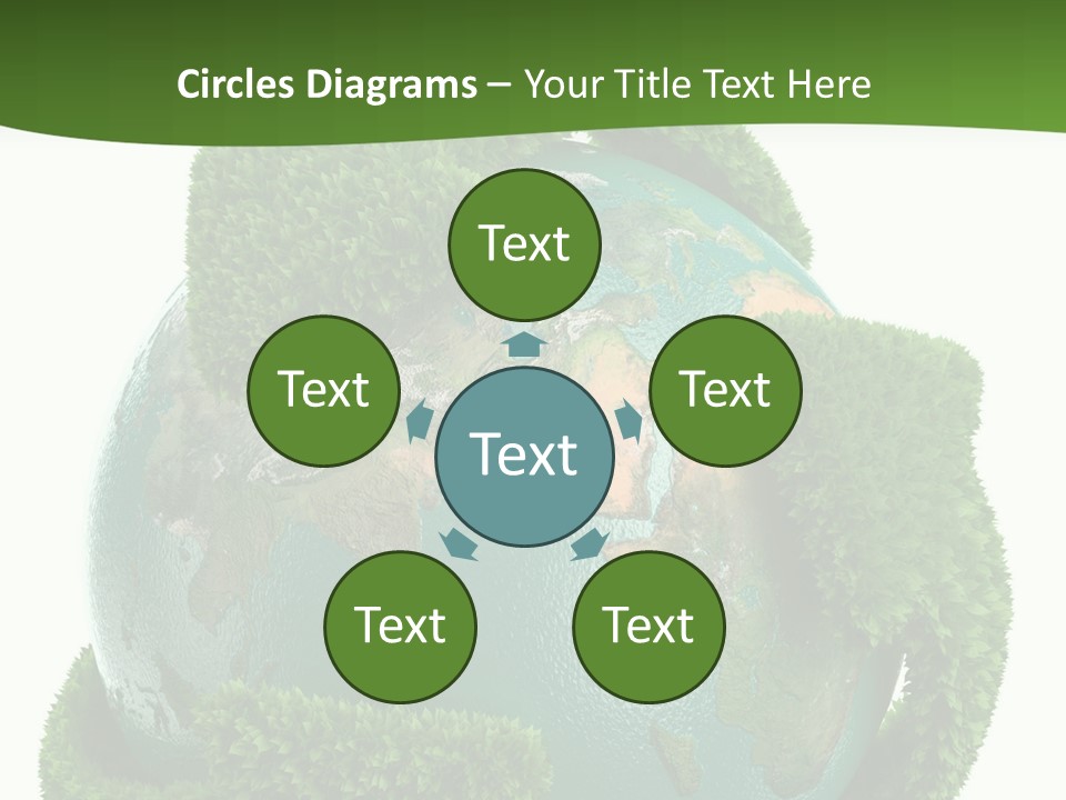 Eco Concept Blue PowerPoint Template