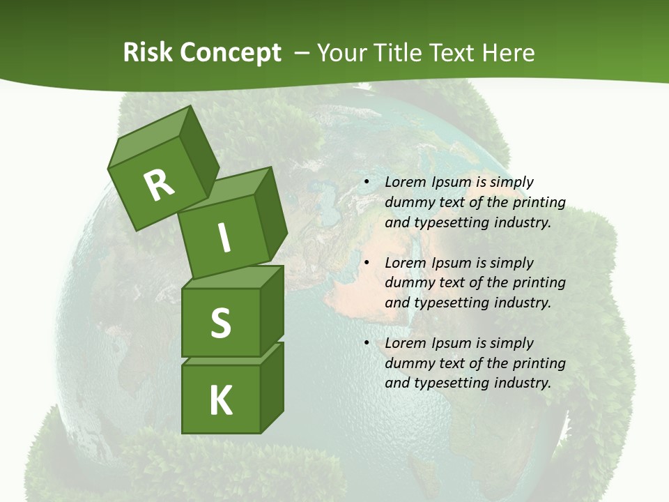 Eco Concept Blue PowerPoint Template