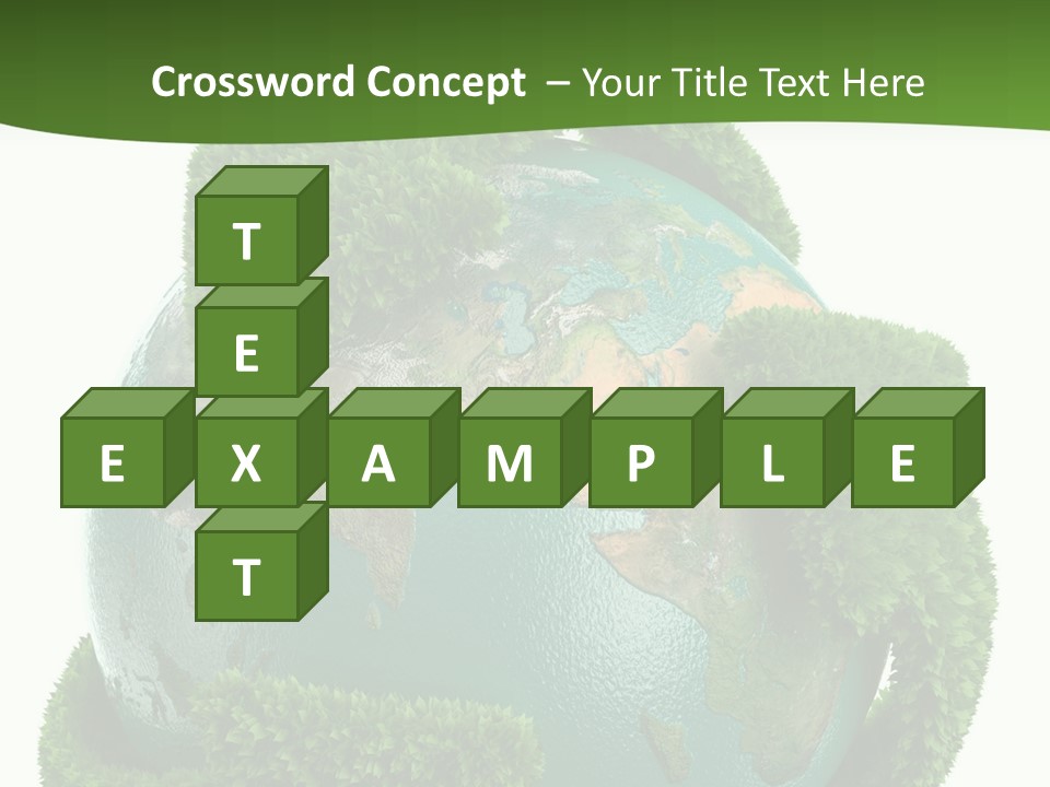 Eco Concept Blue PowerPoint Template