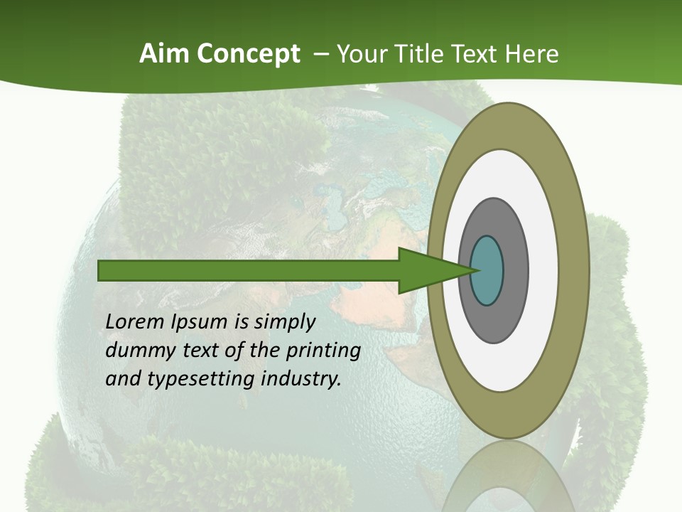 Eco Concept Blue PowerPoint Template