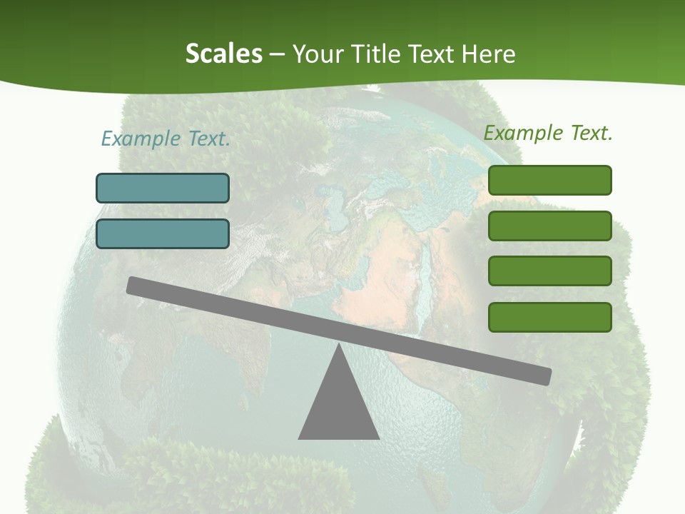 Eco Concept Blue PowerPoint Template