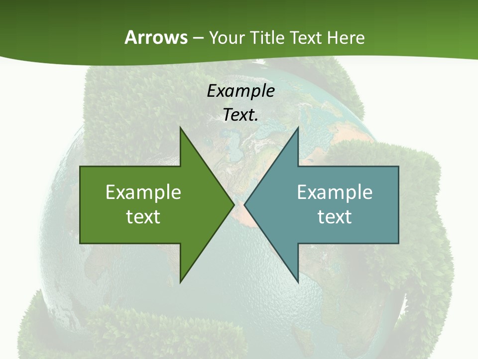 Eco Concept Blue PowerPoint Template
