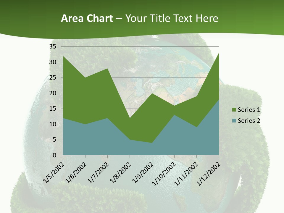 Eco Concept Blue PowerPoint Template