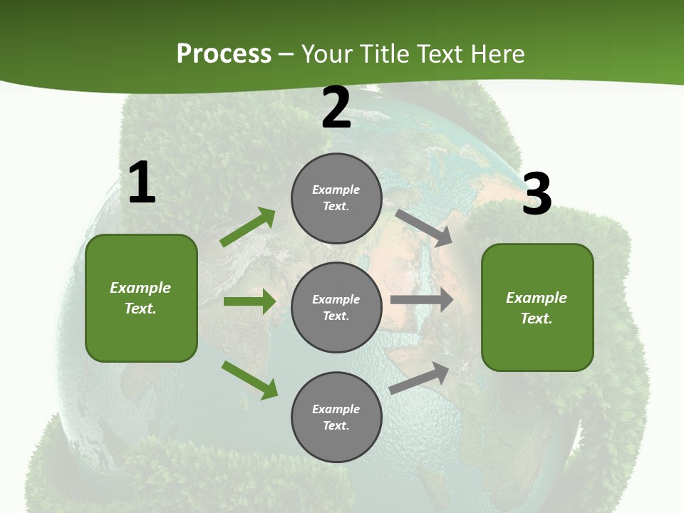 Eco Concept Blue PowerPoint Template