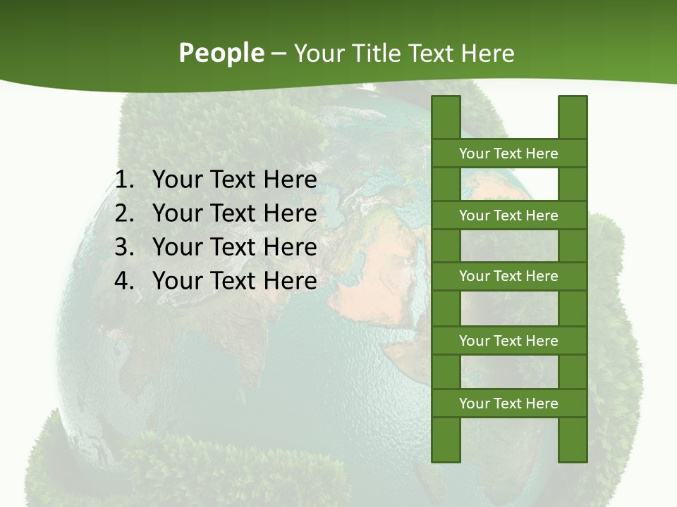 Eco Concept Blue PowerPoint Template