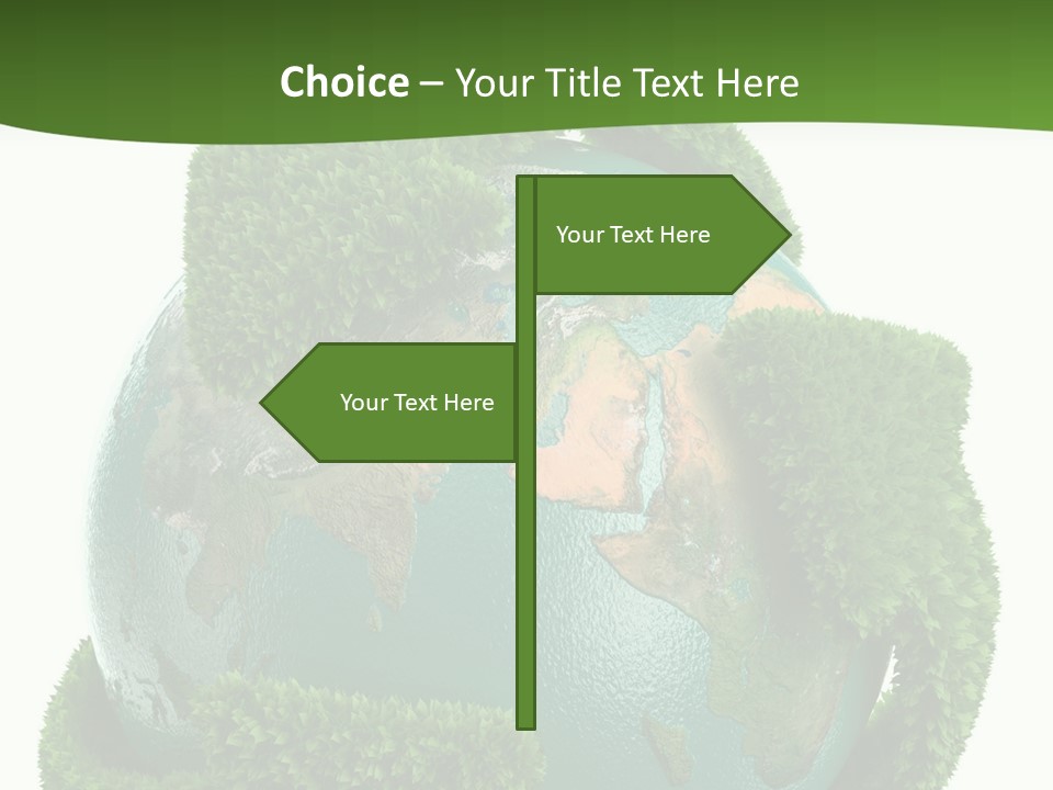 Eco Concept Blue PowerPoint Template