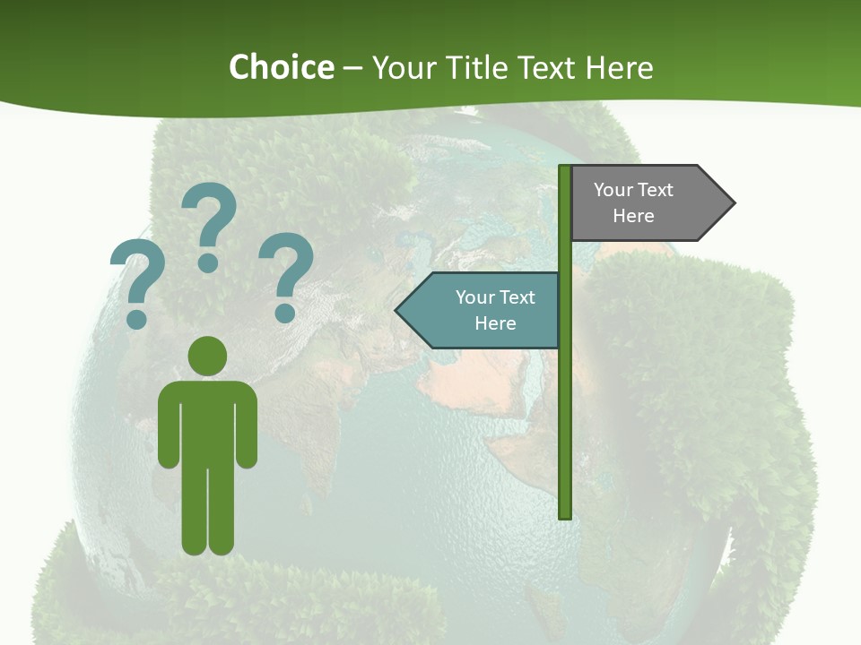 Eco Concept Blue PowerPoint Template