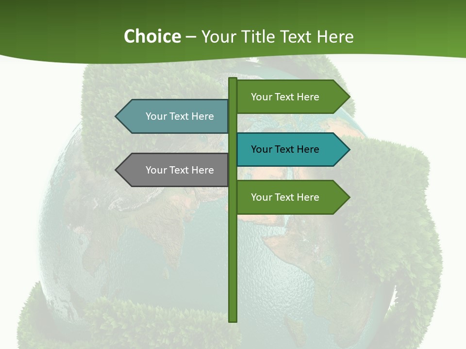 Eco Concept Blue PowerPoint Template