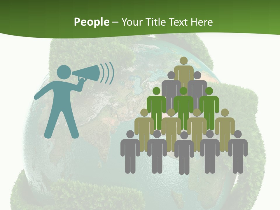 Eco Concept Blue PowerPoint Template