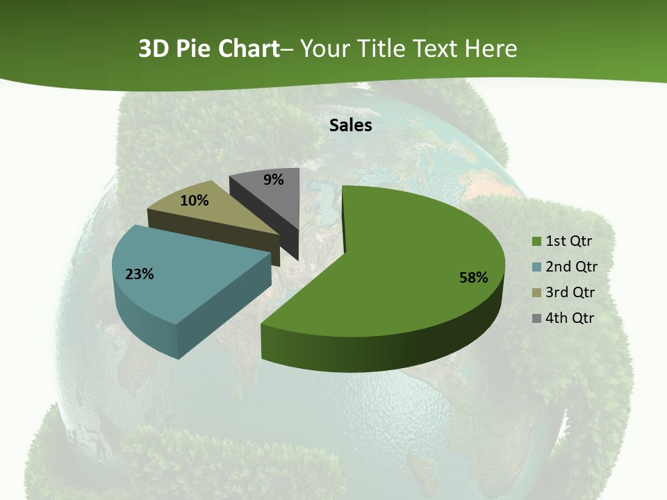 Eco Concept Blue PowerPoint Template