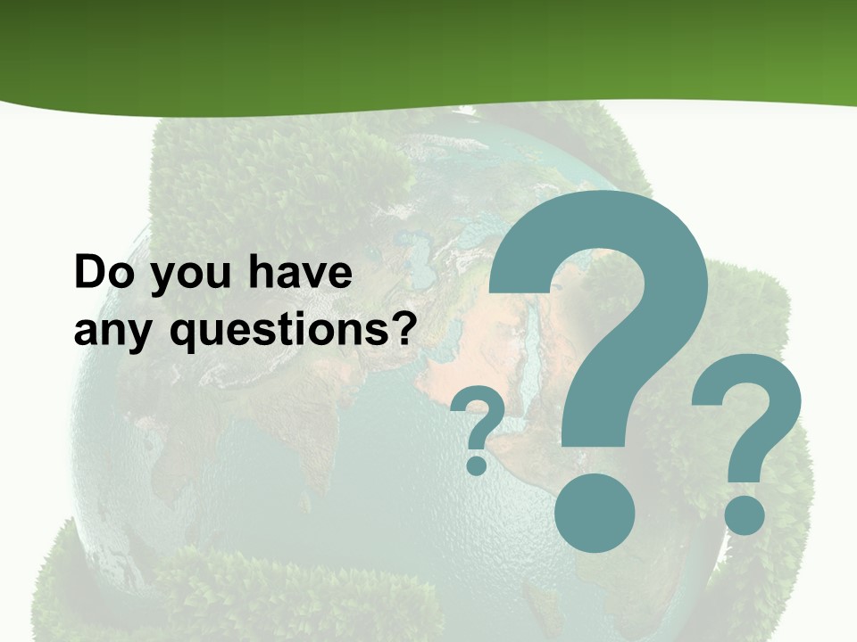 Eco Concept Blue PowerPoint Template